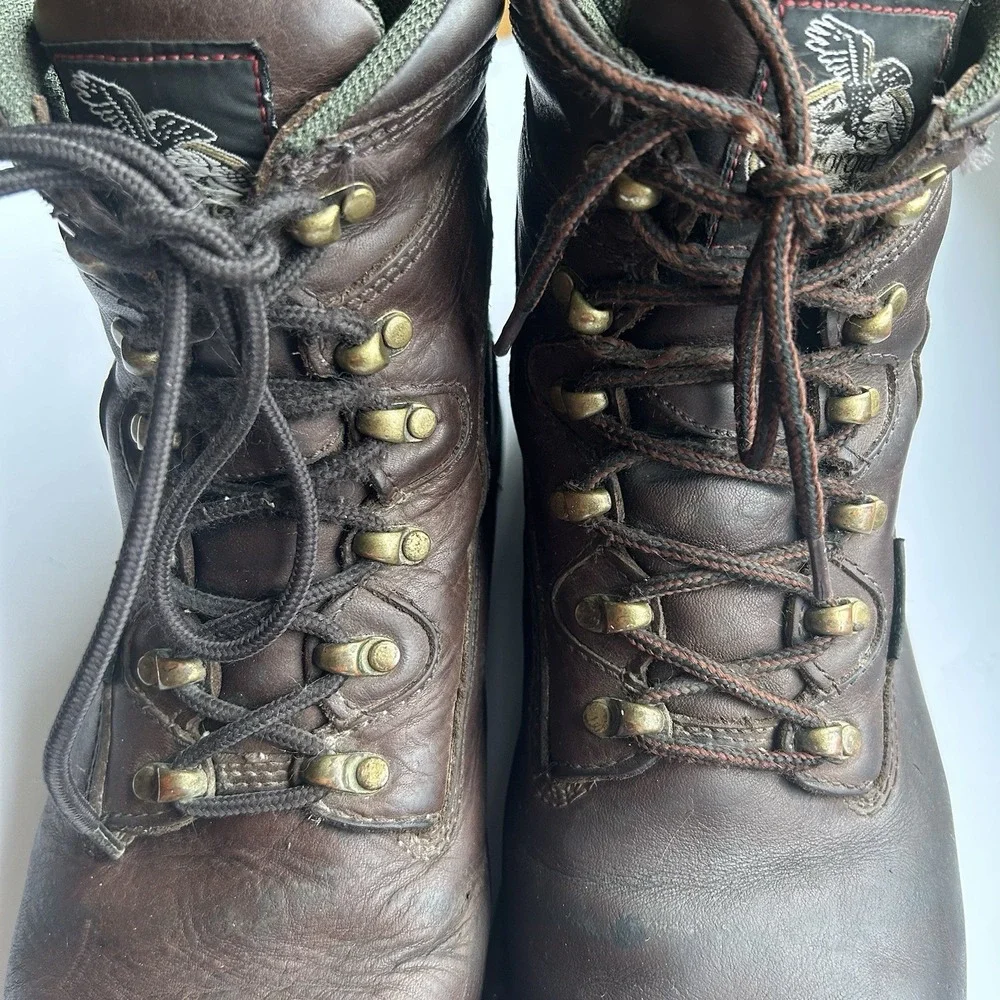 GEORGIA‎ BOOTS Mens 12W Steel Toe Renegade Work Hammer Brown Leather Wtpf G6303